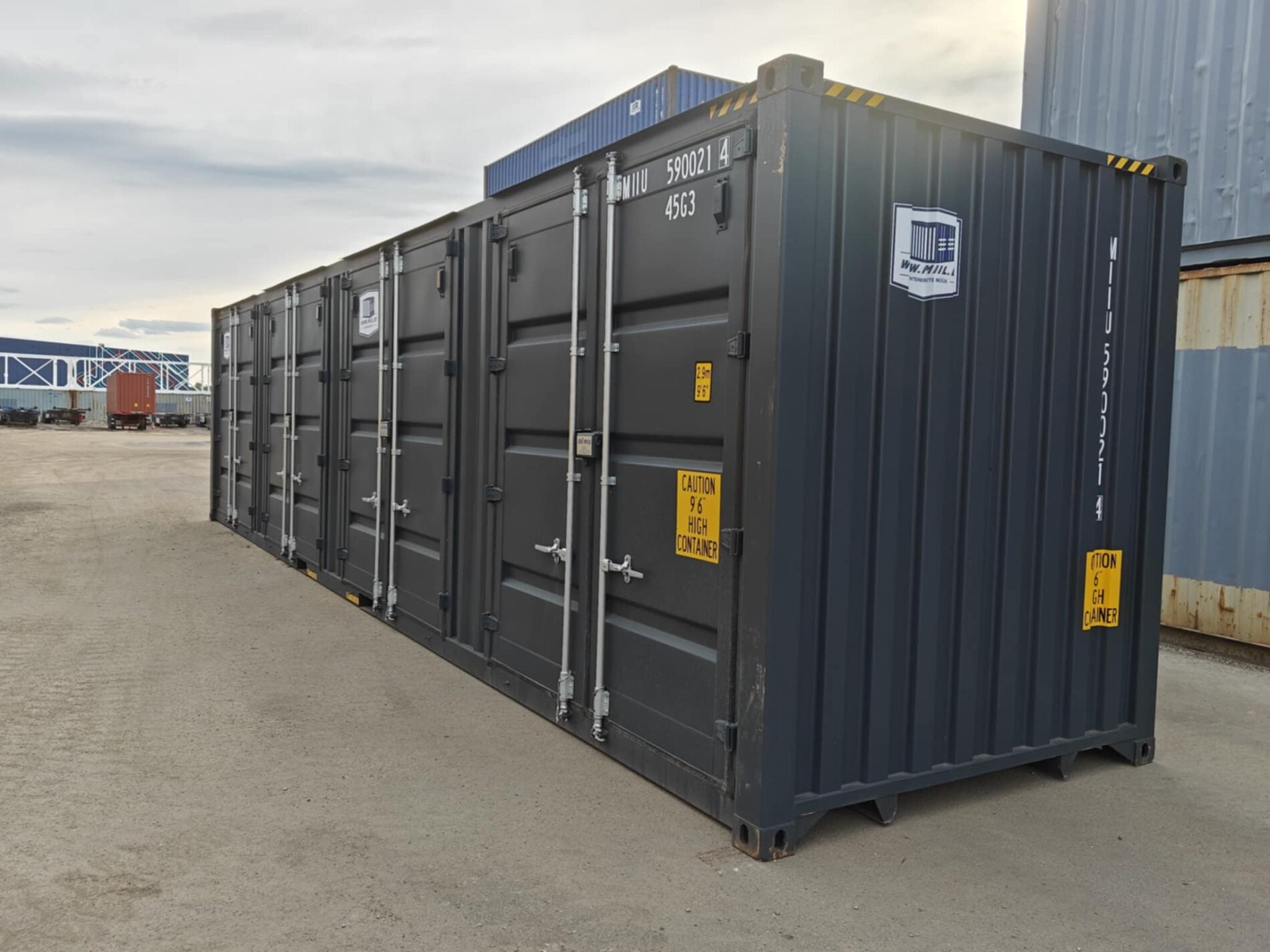 Contenedor High Cube de 40 pies con Apertura Lateral