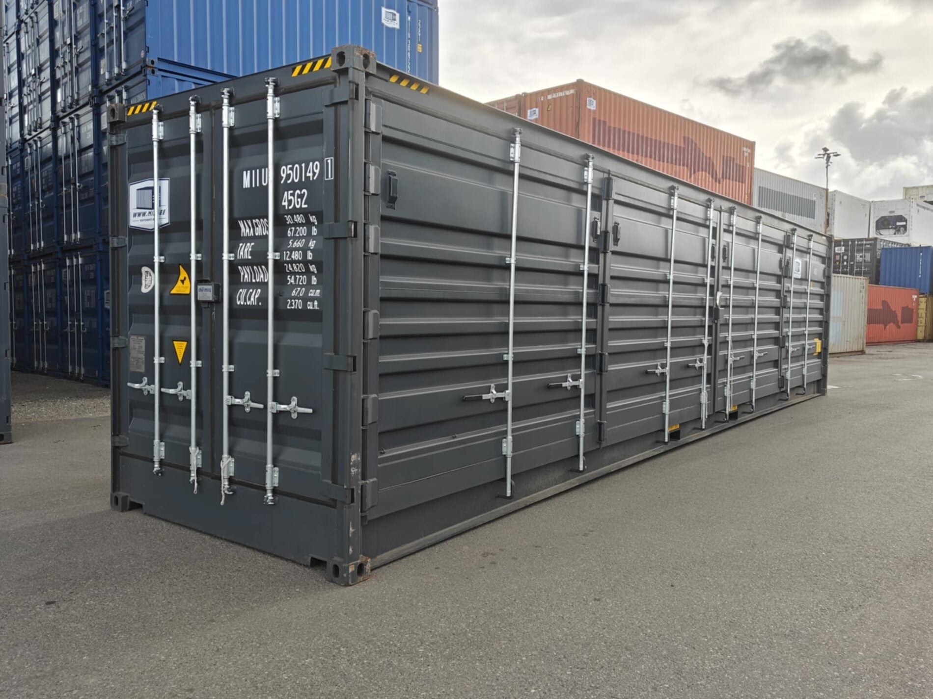 Contenedor High Cube de 40 pies con Apertura Lateral