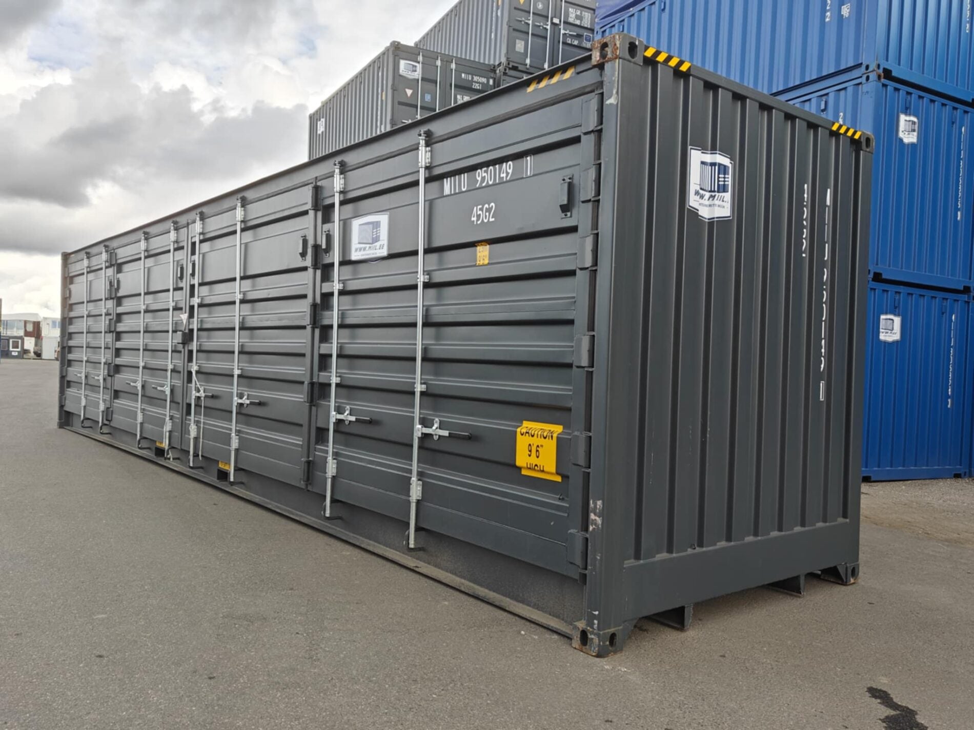 Contenedor High Cube de 40 pies con Apertura Lateral