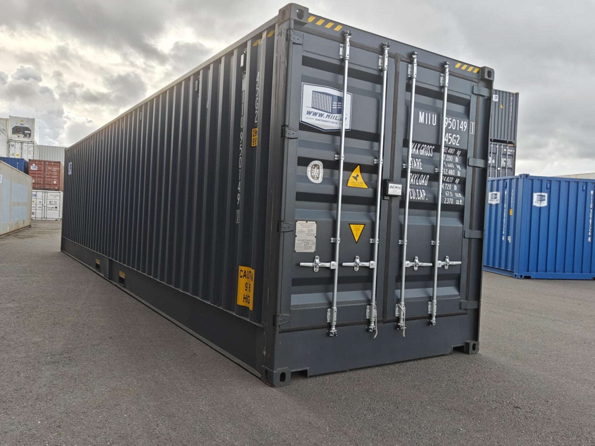 Contenedor High Cube de 40 pies con Apertura Lateral