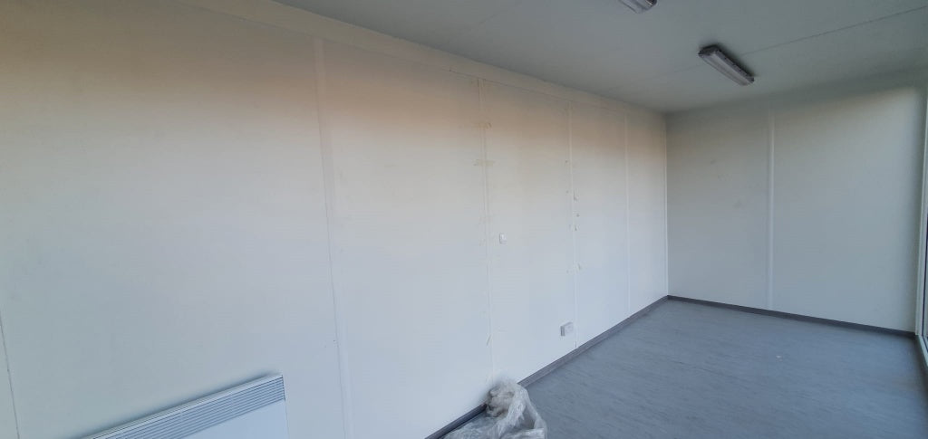 Cabina portátil con estructura ISO de 20 pies, oficina