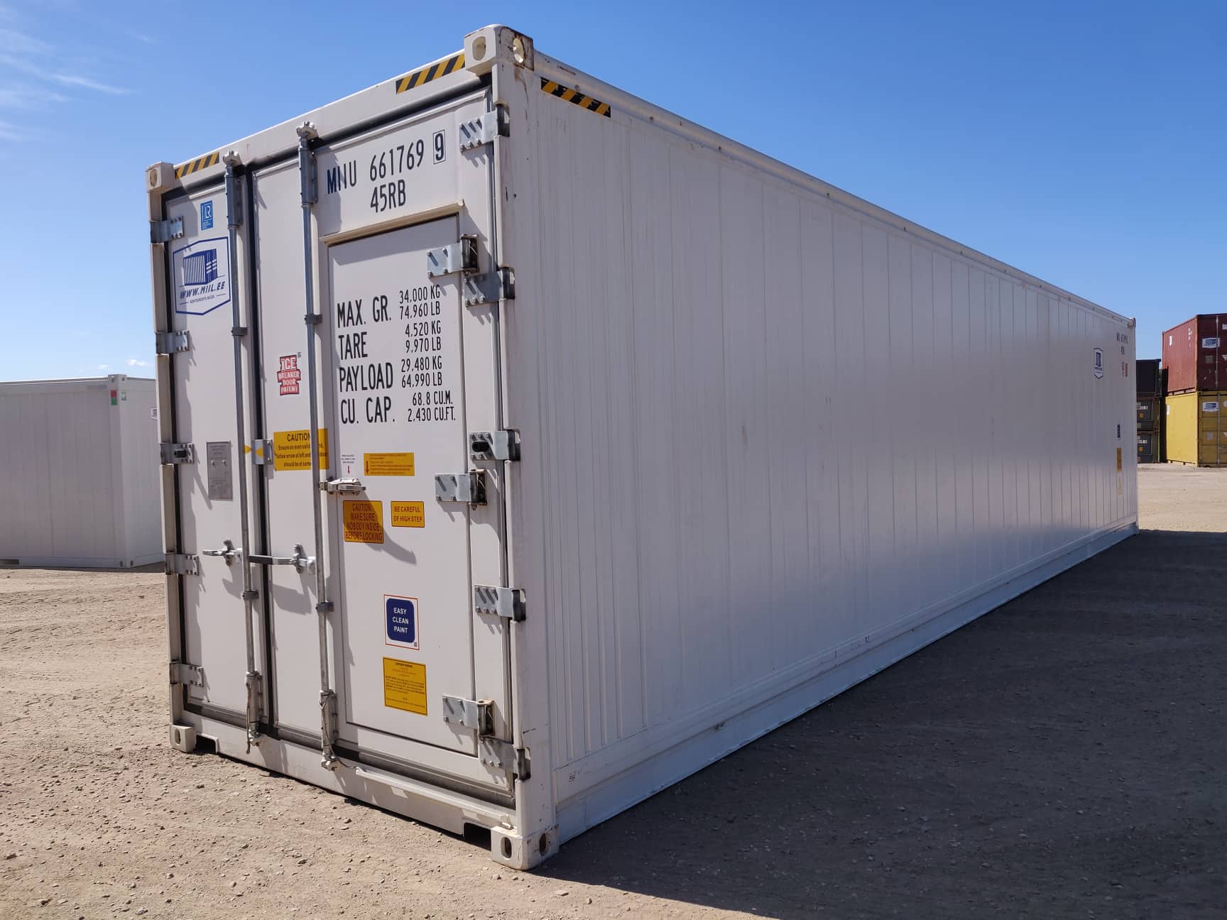 Contenedor Refrigerado de 40 Pies Usado